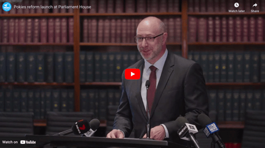 Gambling reform launched at Parliament House