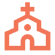 Church Icon | orange