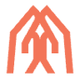 Folded Hands or Pray or Thankful Icon | Apricot
