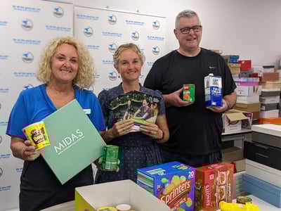 Sending hope through a shoebox