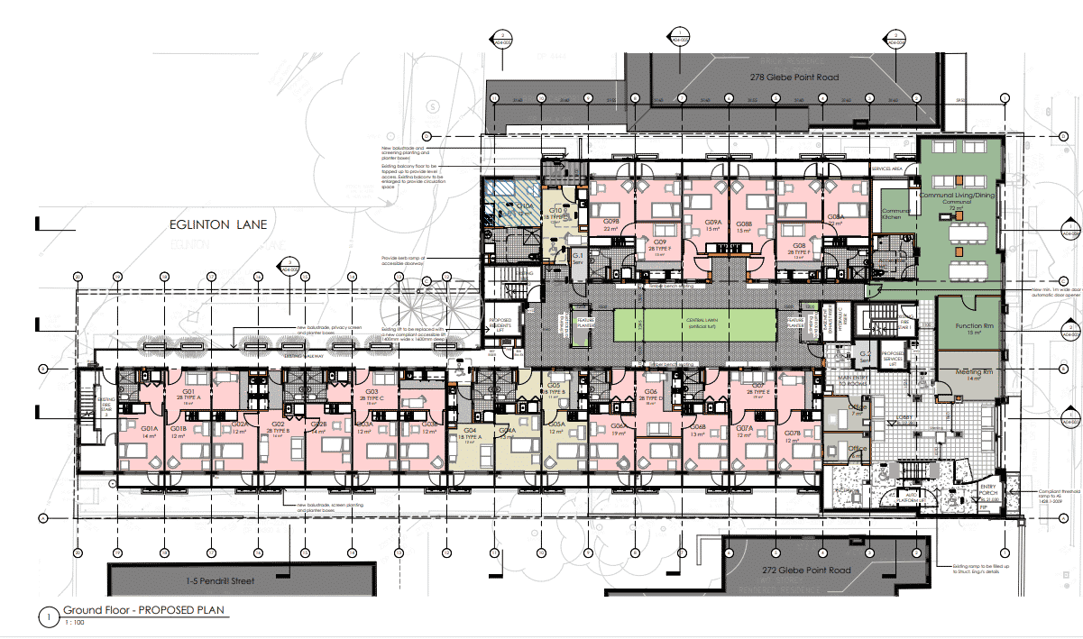 ground floor architecture drawing